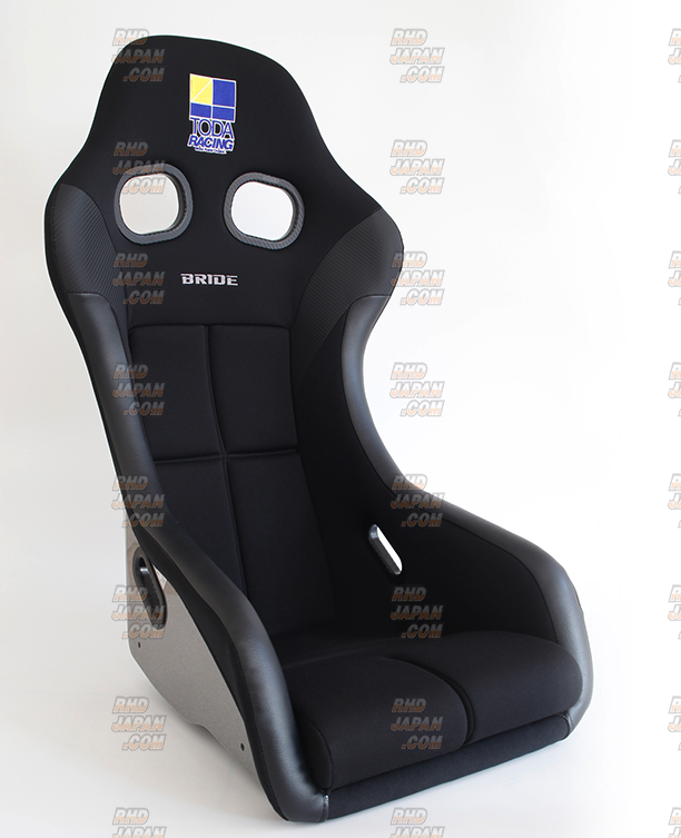 Toda Racing X BRIDE Collaboration Series ZETA IV Low Max Full Bucket Seat - Black FRP Shell